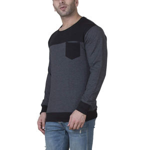 Sudadera transpirable con logotipo bordado personalizado de estilo moderno disponible en diferentes colores atractivos para hombre en venta - Product Image 6