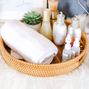 Bandeja de madera de ratán ecológica de gran venta para uso doméstico, cocina, restaurante y hotel - Product Image 5