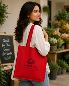 Sac fourre-tout en jute rouge écologique avec poignée en corde, logo personnalisé, réutilisable, pour mariage, plage, promotionnel, shopping, vente en gros - Product Image 4