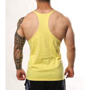OEM/ODM Men's <b>Sleeveless</b> Gym Stringer Vest Customized Summer Bodybuilding Fitness Tank <b>Top</b> Y-Back Design Solid Print Running - Product Image 2