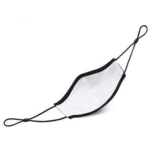 Masque facial réutilisable et lavable en tissu coton/polyester de haute qualité, fourniture directe d'usine, logo personnalisé - Product Image 6