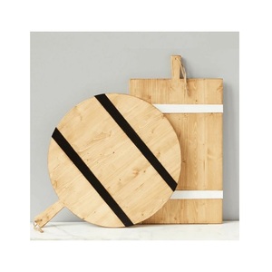 Grande planche à découper en bois massif, planche de cuisine haut de gamme pour la préparation des aliments, le découpage, le service et la cuisson - Product Image 4
