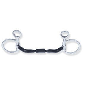 Bridon de cheval en acier inoxydable à double articulation, pièce buccale à simple articulation en acier inoxydable pour usage vétérinaire - Product Image 3
