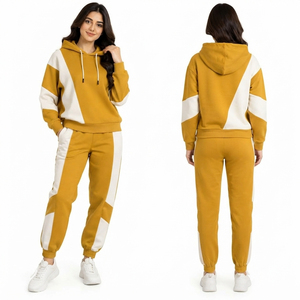 Conjunto Deportivo de Invierno para Mujer, Transpirable, Estampado, Chaqueta de Forro Polar Cómoda, Pantalones a Juego, Ropa Deportiva Premium - Product Image 5