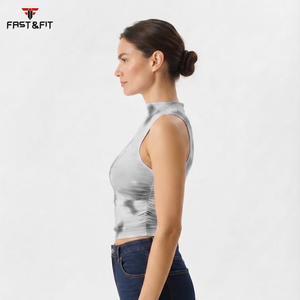 Débardeur de sport décontracté pour femmes, léger, respirant, avec logo personnalisé, nouvelle mode, fabriqué au Pakistan - Product Image 6