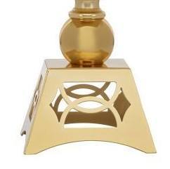 Luxury Gold Goblet Bakhoor Burner Interlocking Circle Filigree Incense Censer with Pedestal Base for Oud and Frankincense - Product Image 6