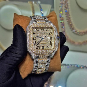 Reloj Cuadrado de Alta Calidad de 40 mm, de Aleación, Estilo Antiguo, con Diamantes Cultivados en Laboratorio, a Precio de Fábrica - Product Image 5