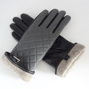 Gants d'hiver personnalisés pour hommes et femmes, gants en cuir, mitaines avec sangle de poignet, sports de plein air, sécurité, football, ski - Product Image 1