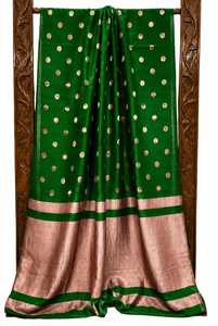 Saris en soie brodée Banarasi de créateurs haut de gamme pour les détaillants de vêtements ethniques - Product Image 2