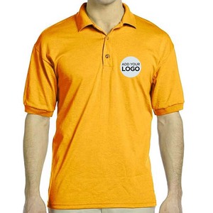 Camisetas de Golf de Alto Rendimiento, Tejido Sólido, 100% Algodón, Secado Rápido, Manga Corta, para Hombre - Product Image 5