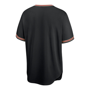 Camiseta de Béisbol Personalizada para Hombre, con Botones al Frente, Manga Corta, Transpirable, de Secado Rápido, Uniforme de Equipo de Poliéster, Camiseta Deportiva de Entrenamiento, Negra - Product Image 6