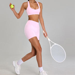 Ensemble de compression de sport sans couture pour femmes : Soutien-gorge de sport et leggings taille haute pour le yoga et l'entraînement – Fournisseur en gros - Product Image 6
