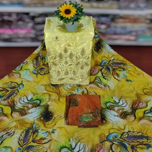 Meilleure vente de tissu écologique Jacquard coton Dirac tissu pour femmes robe tissu vêtements réguliers multicolore Voile Dirac - Product Image 5