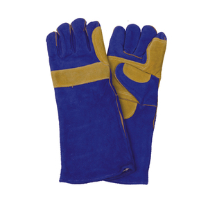 Gants de soudage en cuir personnalisés, résistants à la chaleur, à manchette longue, gants de travail de sécurité, gants de protection industrielle pour le soudage - Product Image 3