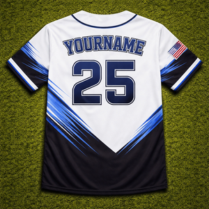 Camiseta de Béisbol Personalizada para Equipos Escolares, Secado Rápido, Transpirable, 100% Poliéster, Nombre del Jugador Bordado Personalizado - Product Image 2