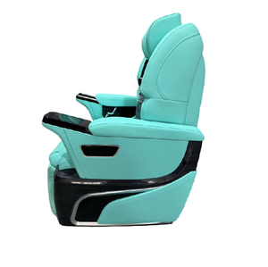 Silla Reclinable Eléctrica Premium Resistente a las Manchas, Color <span class=keywords><strong>Azul</strong></span> Menta Hielo, para Asientos de Minibús de Negocios de Lujo - Product Image 1