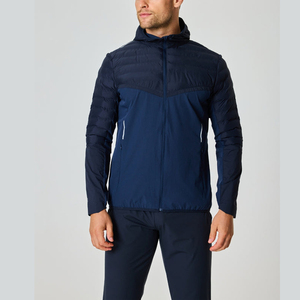 Veste matelassée décontractée et élégante pour homme, style streetwear, manches longues, hiver, écologique, coupe-vent, isolée, pour l'extérieur - Product Image 1