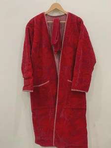 Kimono largo bordado estilo boho Suzani, bata de terciopelo Suzani, chaqueta floral de invierno para mujer, chaqueta tipo kimono, abrigo tipo kimono, regalo para ella. - Product Image 6