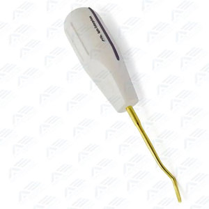 Instruments de lifting de racine dentaire allemands droits en acier inoxydable pour chirurgie dentaire manuelle et extraction chirurgicale atraumatique - Product Image 3