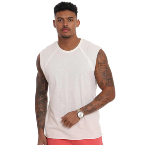 Débardeur de musculation pour homme en coton/fibre de bambou, personnalisable en couleurs et tailles, respirant, pour la musculation et le powerlifting - Product Image 2