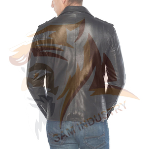 Fashionable Style Outdoor Wear Unique Design <b>Men</b> <b>Leather</b> <b>Jacket</b> Heavyweight Regular Size <b>Men</b> <b>Leather</b> <b>Jacket</b> - Product Image 3