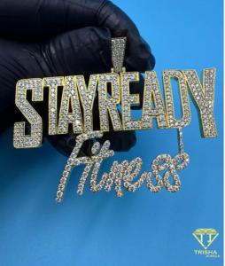 Collier pendentif personnalisé avec nom, diamant de laboratoire, prêt à l'emploi, scintillant, style hip-hop, bijoux de luxe, mode affirmée - Product Image 6