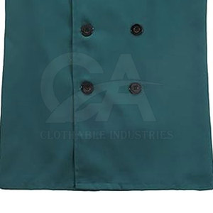 Chaqueta de Chef Profesional para Cocina, Uniforme Unisex Personalizado de Manga Corta para Servicios de Catering, a la Moda - Product Image 4