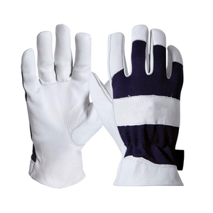 Gants de travail en cuir de vachette grainé de haute qualité, nouveau design, protection industrielle robuste pour la construction - Product Image 4