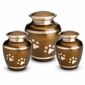 Handcrafted Metal Pet <b>Urn</b> for Dog Ashes and <b>Cat</b> Keepsake Multi Size Matte Blue Pet Casket Memorial Supplies for Funeral - Product Image 6