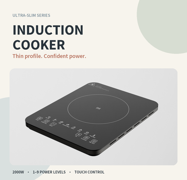 Newly Launched Single Burner Induction Cooker ultra Slim Touch Control Electric Cooktop Household Use Best Quality Wholesale