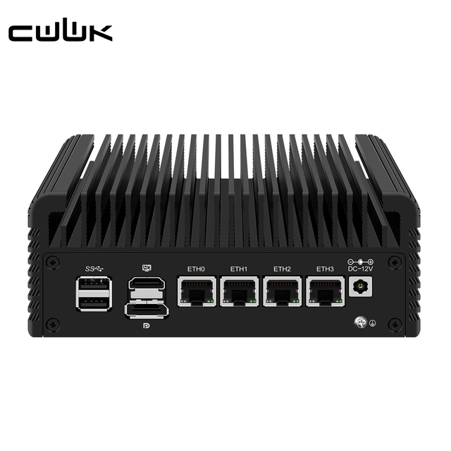 CWWK Firewall Router Mini PC N150 N355 N100 N305 4 x i226V 2.5GbE LAN DDR5 RAM NVMe Slot Pfsense Appliance OPNsense Hardware