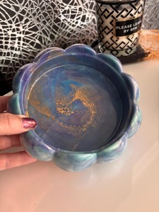 Molde de Resina Ecológico para Tazón de Flores Pintado a Mano y Plato para Joyas con Diseño Personalizable - Product Image 6