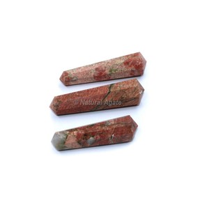 Point de crayon à double terminaison de pyrite de pierres précieuses naturelles en cristal authentique de haute qualité pour la guérison de la mise à la terre et la paix intérieure - Product Image 6