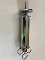 Seringue hydraulique en acier Ruya Surgical RS-1747 pour l'élimination du cérumen, instruments vétérinaires pour chats/chiens/moutons/chevaux 50-200 ML