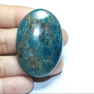 Haute Qualité 100% Naturel Ovale Coupe Aqua Apatite Cabochons avec Motif Naturel Véritable Fabrication De Bijoux Pierres Précieuses En Vrac À Vendre - Product Image 1