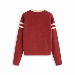 Pull en tricot style universitaire, à manches longues, confortable, respirant, pour l'automne, idéal au quotidien - Product Image 2