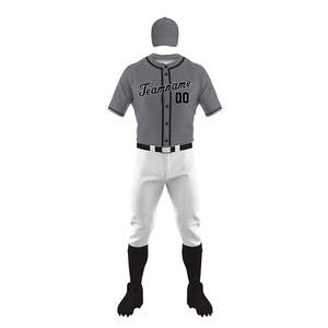 Maillot de baseball camouflage personnalisable pour homme, 100 % polyester, vêtements de sport par sublimation avec impression du nom de l'équipe, uniformes - Product Image 6
