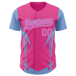 Custom Baseball Jersey Factory Wholesale Personalized Sports Team Uniform Breathable Lightweight Baseball <b>Shirt</b> <b>Cheap</b> Price OEM - Product Image 2