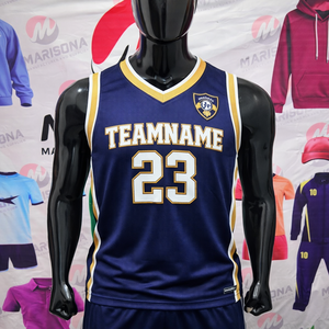 Uniforme de Baloncesto sin Mangas de Talla Grande OEM, Secado Rápido, Transpirable, Tela 100% Poliéster, Personalizado con Sublimación y Bordado para Jugadores - Product Image 6
