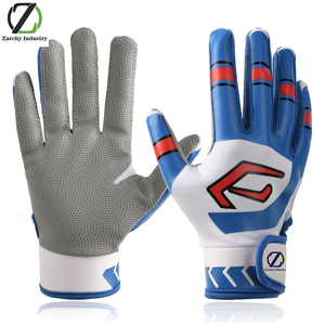 Guantes de bateo de béisbol para hombres y mujeres hechos de cuero de alta calidad con excelente flexibilidad y protección mejorada - Product Image 1