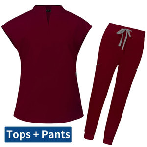 Uniformes Médicos Unisex de Alta Calidad para Enfermeras, Tela Elástica Personalizada, Impresión de Logotipo Personalizado, Servicio OEM, Tiempo de Entrega de Muestra de 7 Días - Product Image 4