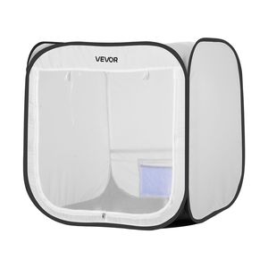 Tente de peinture portable pop-up avec flux d'air efficace, 28,3 x 28,5 x 29,5 pouces, porte en maille pour la peinture, armoires de peinture faciles à installer - Product Image 1