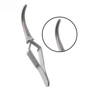 ชุดเครื่องมือผ่าตัดสแตนเลสสตีล Astrin คีมจับแบบ Cross Action Bulldog รูปทรงโค้ง สำหรับศัลยกรรมหัวใจและหลอดเลือด - Product Image 4