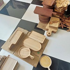 BEST SELLER Earth Friendly Foldable Wooden Chopping <b>Board</b> Dishwasher Safe Rectangle Square Shapes Food Prep <b>Tools</b> - Product Image 2