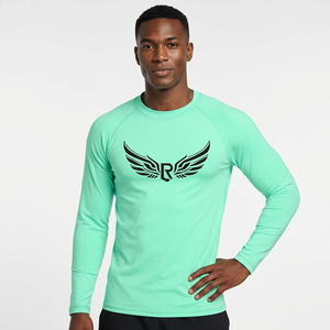 ROLEIN BJJ MMA <b>Rashguard</b> Children's Unisex Long Sleeve Compression Breathable UPF50+ Waterproof Spandex/Polyester 230g Anti-Rip - Product Image 3