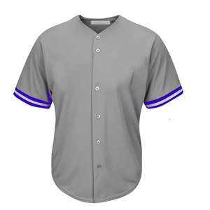 Maillot de baseball personnalisé Econex Sports avec logo imprimé par transfert thermique, unisexe, vert olive et blanc, taille adulte, 100 % polyester respirant - Product Image 2