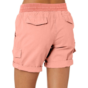 Shorts pour femmes, taille haute, respirants, en coton tricoté, vêtements de sport, shorts de course, vêtements de fitness, shorts cargo pour femmes - Product Image 2