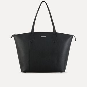Nouveau sac fourre-tout d'affaires en cuir véritable – Sac à main en cuir noir de créateur pour femmes, vente en gros - Product Image 1