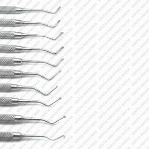 Surgical Instrument 10pcs Dental Excavators Double Ended Stainless Steel Restorative Endodontic Caries Removal Instruments - Product Image 6