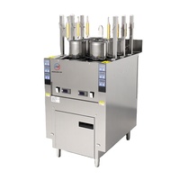 Nouveau produit en gros : Cuiseur à nouilles électrique automatique 12KW en acier inoxydable à six têtes, équipement commercial de service rapide pour hôtels